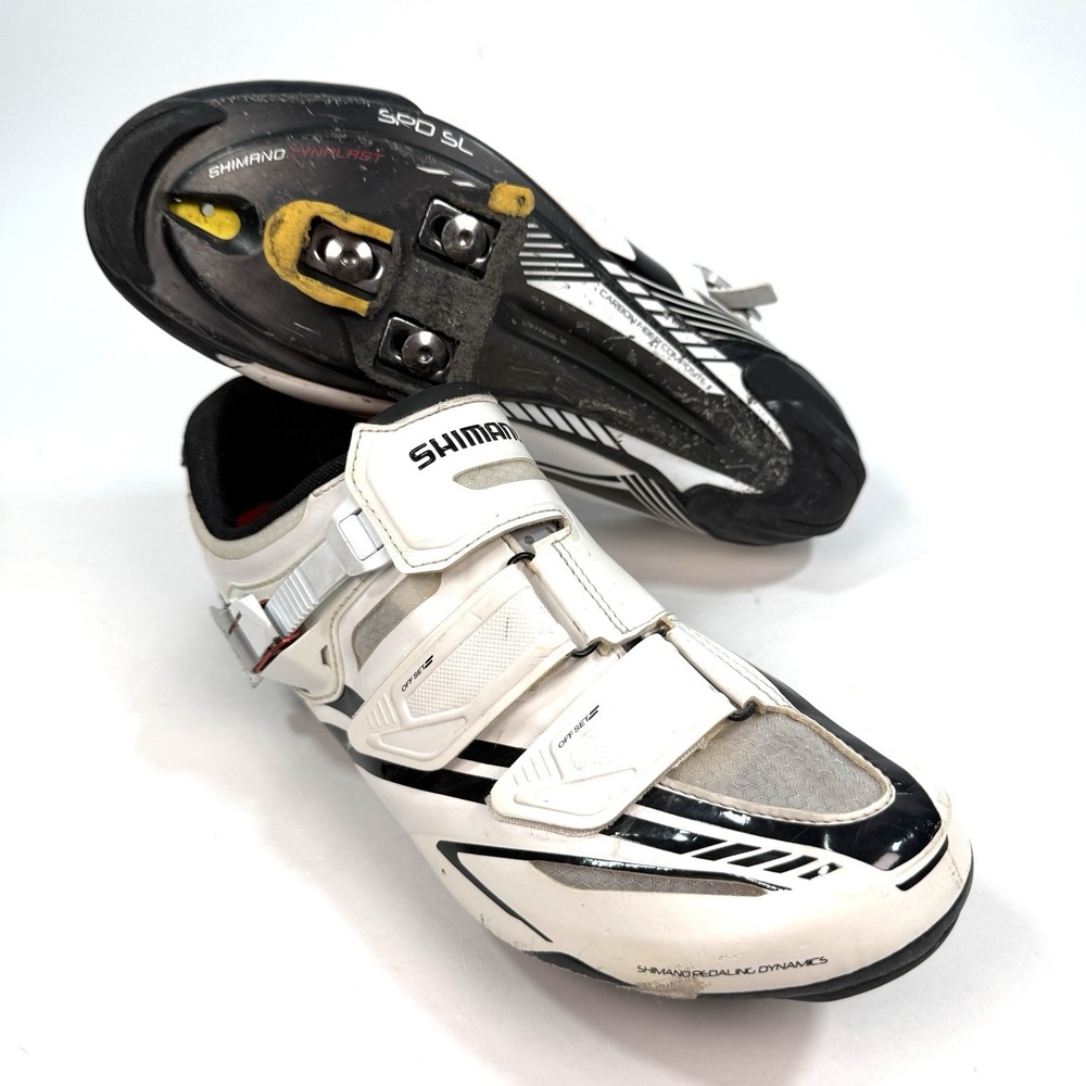Shimano SH-R170W Road Cycling Shoes SPD-SL Carbon EU45 US10.5 White